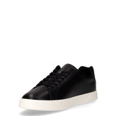 Low Prof Cupsole sneaker in pelle nero | Boscaini Scarpe
