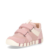 Iupidoo sneaker bambina in pelle rosa antico avorio | Boscaini Scarpe