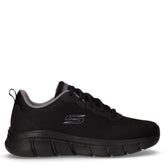 Bobs B Flex-Icy Edge sneaker in tessuto nero | Boscaini Scarpe