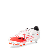 Ultra 5 Play FG/AG scarpa da calcio in ecopelle bianco nero rosso | Boscaini Scarpe
