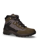 Scarpa da trekking in pelle e tessuto oliva scuro | Boscaini Scarpe