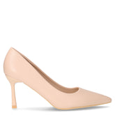 Decollete a punta in ecopelle beige | Boscaini Scarpe