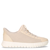 Flextride sneaker slip on in ecopelle e tessuto taupe papiro | Boscaini Scarpe