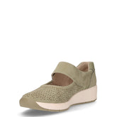 Sneaker in ecopelle oliva | Boscaini Scarpe