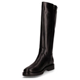 Stivale al ginocchio in pelle nero | Boscaini Scarpe