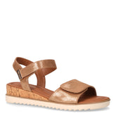 Sandalo in tessuto bronzo | Boscaini Scarpe