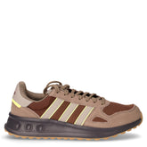 RUN 84 sneaker in tessuto e pelle marrone beige | Boscaini Scarpe