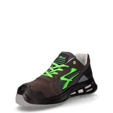 Egon ESD S1PS FO SR scarpa antinfortunistica in pelle e tessuto grigio verde | Boscaini Scarpe