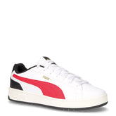 Court classico sneaker in ecopelle bianco rosso | Boscaini Scarpe