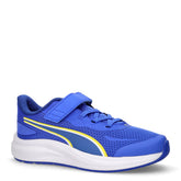 Skyrocket sneaker in tessuto ed ecopelle bambino blu royal bianco | Boscaini Scarpe