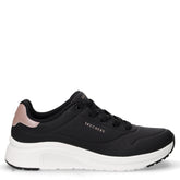 Uno Lite 2 sneaker in ecopelle nero rosa | Boscaini Scarpe