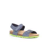 Luce sandalo bambino blu lime - GRUNLAND JUNIOR | Boscaini Scarpe