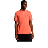 Plain Polo Shirt coral stand | Boscaini Scarpe