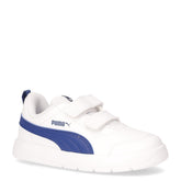 Courtflex v3 sneaker in ecopelle bambino bianco blu - Sneakers Bambino | Boscaini Scarpe