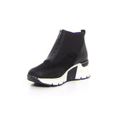 Sneaker con zeppa nero bianco | Boscaini Scarpe