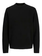 Maglione girocollo in cotone nero | Boscaini Scarpe