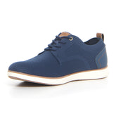 Whesley men low stringata casual dress blue | Boscaini Scarpe