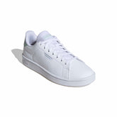 Urban Court sneaker in ecopelle bianco verde | Boscaini Scarpe