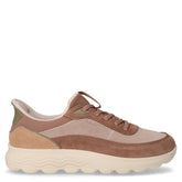Spherica Plus sneaker in pelle scamosciata beige marrone | Boscaini Scarpe