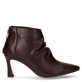 Tronchetto a punta in ecopelle bordò | Boscaini Scarpe