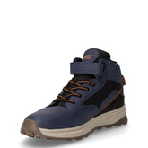 Polacchino sportivo in ecopelle bambino navy nero | Boscaini Scarpe