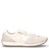 471 sneaker in pelle scamosciata e tessuto off white | Boscaini Scarpe