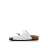 Sara ciabatta bianco lucido | Boscaini Scarpe
