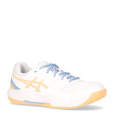 Gel-Dedicate 8 scarpa da padel in ecopelle ragazzo bianco arancione | Boscaini Scarpe