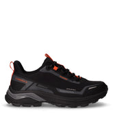 Racer scarpa outdoor waterproof in tessuto tecnico nero arancio | Boscaini Scarpe