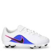 JR Tiempo Mestro Club FG/MG scarpa da calcio in ecopelle bambino bianco blu | Boscaini Scarpe