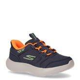 Dyna-Lite Turbo Brisk-Buddies sneaker in tessuto bambino navy arancio | Boscaini Scarpe