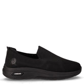 Sneaker slip on in tessuto nero | Boscaini Scarpe