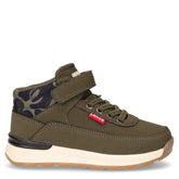 Ascot Mini polacchino sportivo bambino in ecopelle kaki | Boscaini Scarpe