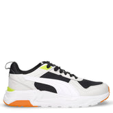 Trinity 2 sneaker in ecopelle e tessuto bianco nero | Boscaini Scarpe