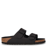 Arizona ciabatta in pelle nero | Boscaini Scarpe