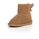 Stivaletto invernale con fiocco brown | Boscaini Scarpe