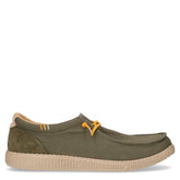 Stringata casual in tessuto kaki | Boscaini Scarpe