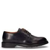 Stringata in pelle blu | Boscaini Scarpe