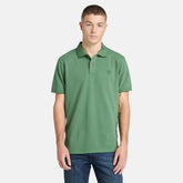 OYSTER RIVER LOGO CHEST LOGO polo in cotone manica corta verde mirto | Boscaini Scarpe
