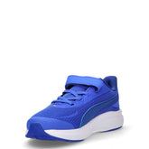 Skyrocket sneaker in tessuto ed ecopelle bambino blu royal bianco | Boscaini Scarpe