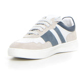 Sneaker beige white blu | Boscaini Scarpe