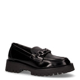 Serilda mocassino in ecopelle con staffa nero | Boscaini Scarpe