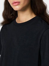 T-shirt girocollo in cotone nero | Boscaini Scarpe