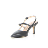 Décolleté slingback a punta nero | Boscaini Scarpe