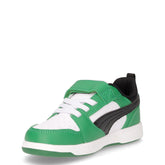 Courtflex V3 sneaker da bambino in ecopelle bianco nero | Boscaini Scarpe