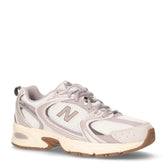 307 sneaker in ecopelle e tessuto bianco grigio | Boscaini Scarpe