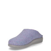 Rama ciabatta in tessuto ceruleo cipria | Boscaini Scarpe