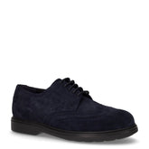 Ottavio stringata casual in pelle stile inglese navy | Boscaini Scarpe