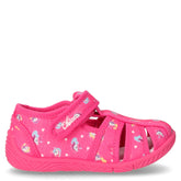 unicorn sandalo in tessuto fuxia | Boscaini Scarpe