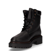 Polacchino sportivo in pelle nero | Boscaini Scarpe